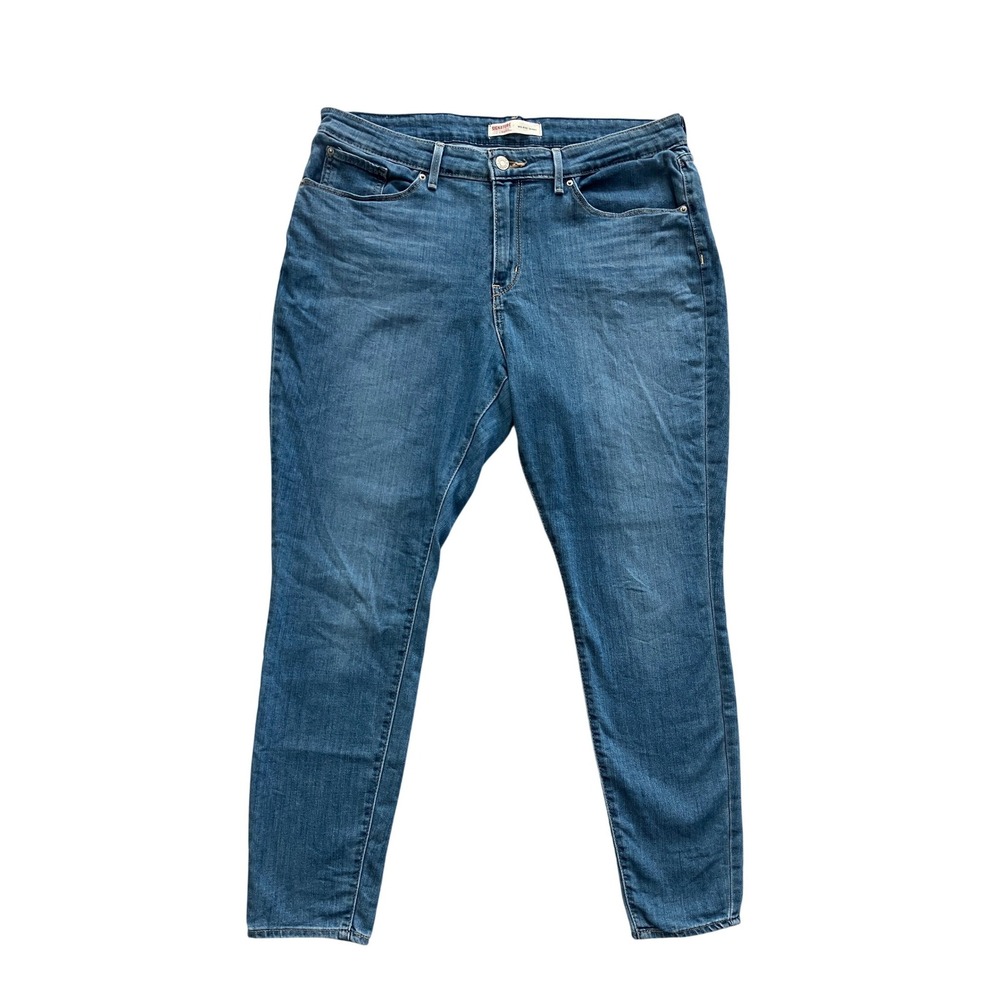 Signature by Levi Strauss Mens Mid Rise Skinny Jeans Blue Medium Wash 36x28